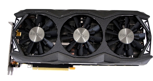 Die ZOTAC GeForce GTX 980 Ti AMP! Extreme mit drei Lüftern.