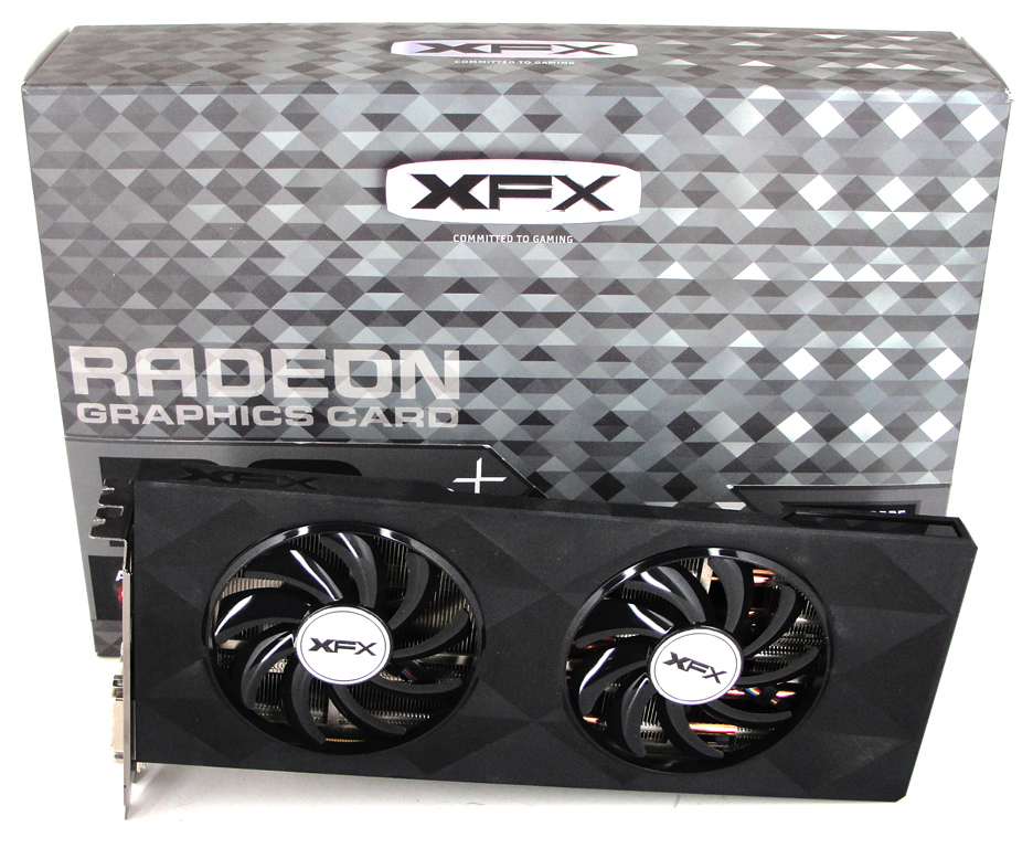 Im Fokus: Die Verpackung der XFX Radeon R9 390X Double Dissipation Black Edition.