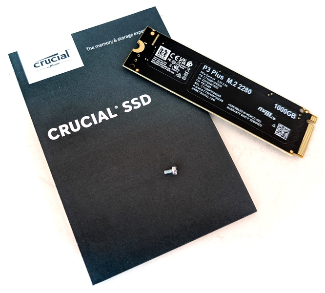 Die P3 Plus setzt auf ein schnelles PCIe Gen4 Interface.
