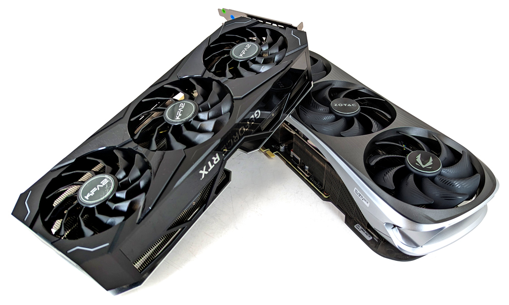 GeForce RTX 4070 Ti Grafikkarten von KFA2 und ZOTAC im Test.