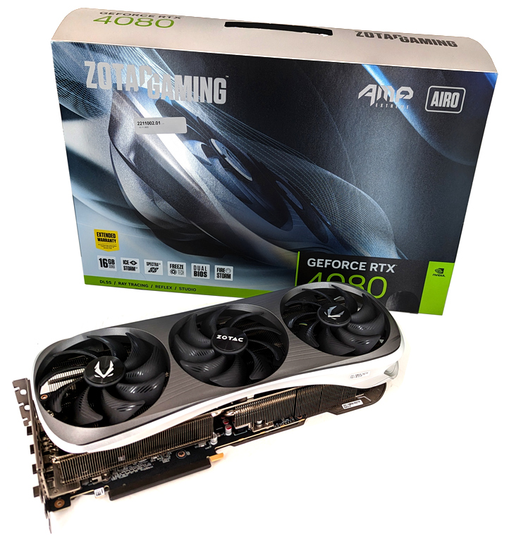 Unter den getesteten RTX-4080-Custom-Designs das schnellste Modell.