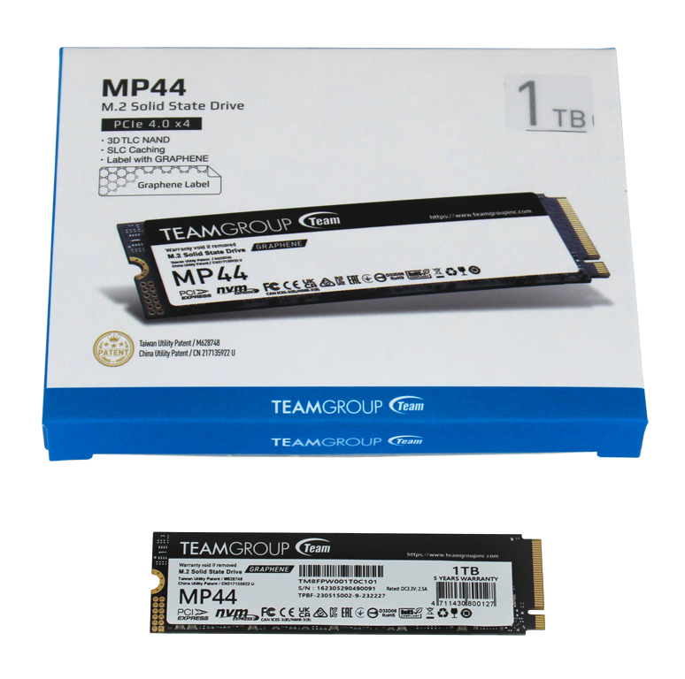 TEAMGROUP MP44 SSD mit 1 TB im Test