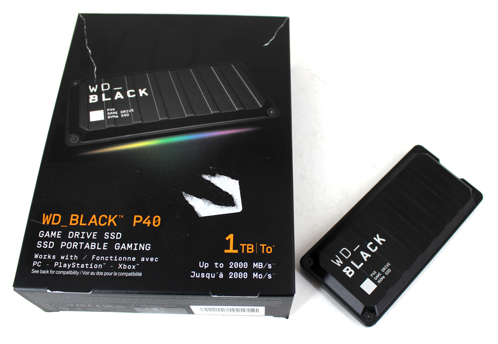 Western Digital WD_BLACK P40 Game Drive 1 TB im Test.