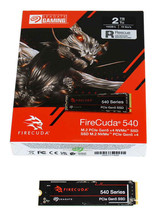 Seagate FireCuda 540 Gen 5 PCIe SSD