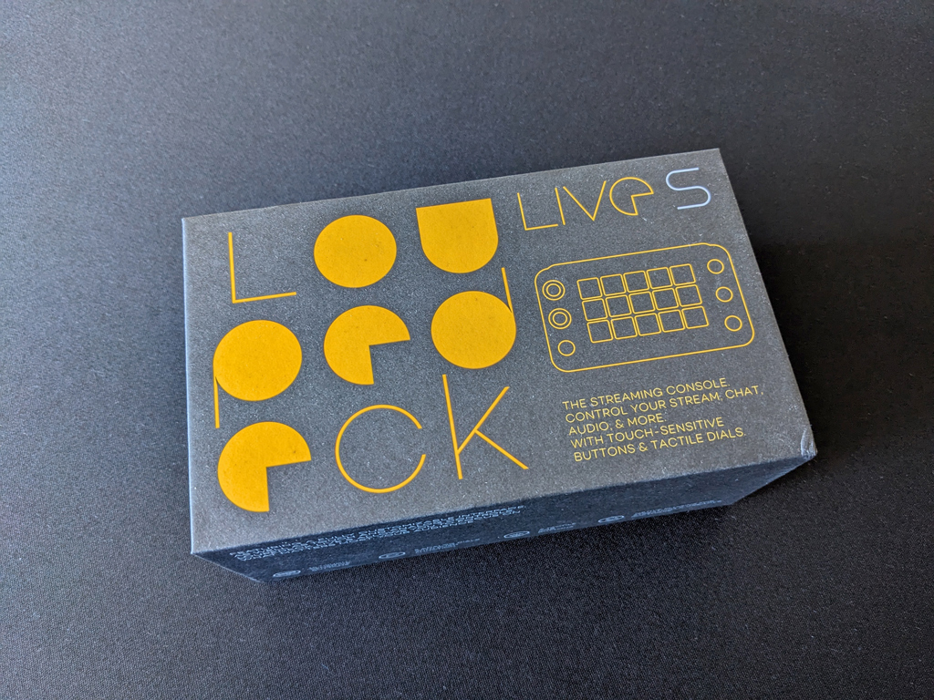 Verpackung des Loupedeck Live S.