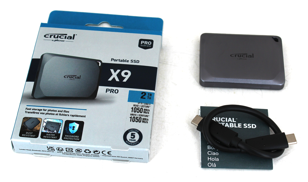 Crucial X9 Pro Portable SSD 2 TB im Test