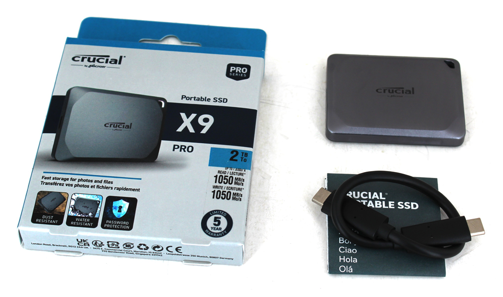 Durchweg positiv: Die Crucial X9 Pro mit 2 TB wusste im Test zu gefallen.