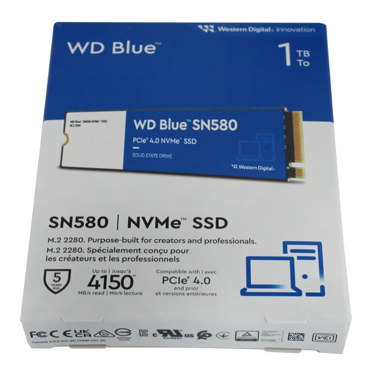 Western Digital WD Blue SN580 1 TB im Test