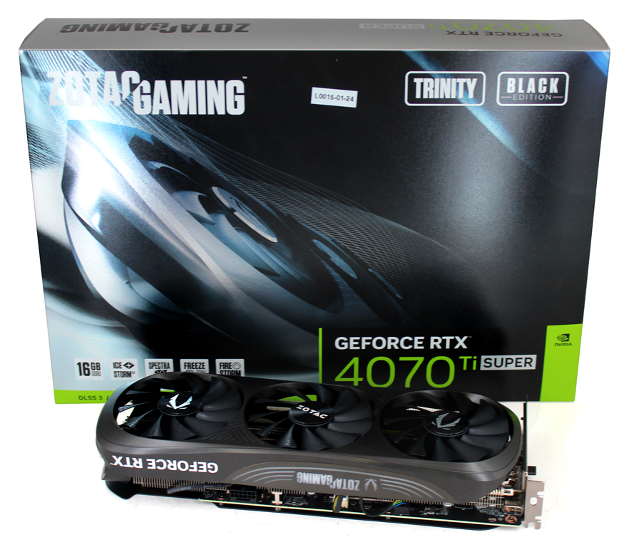 ZOTAC GeForce RTX 4070 Ti SUPER Trinity Black Edition im Test.