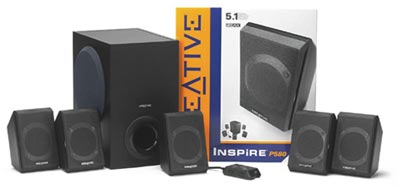 Creative Inspire P580 con bajadas de volumen