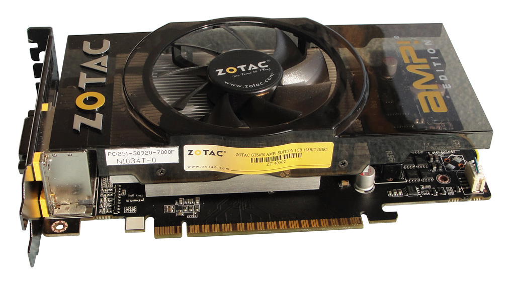 ZOTACs GeForce GTS 450 AMP! Edition mit 1 GB GDDR5 im Überblick.