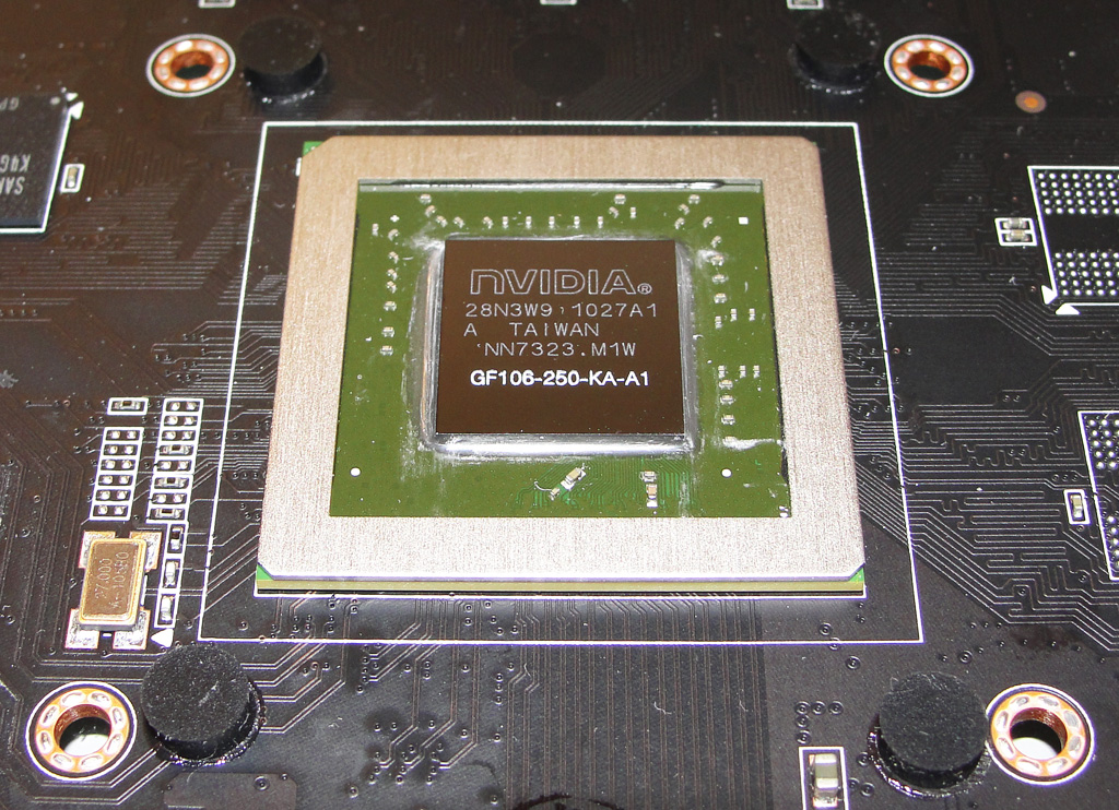 Basis für GTS 450-Grafikkarten: Nvidias 40 nm GF106-GPU.