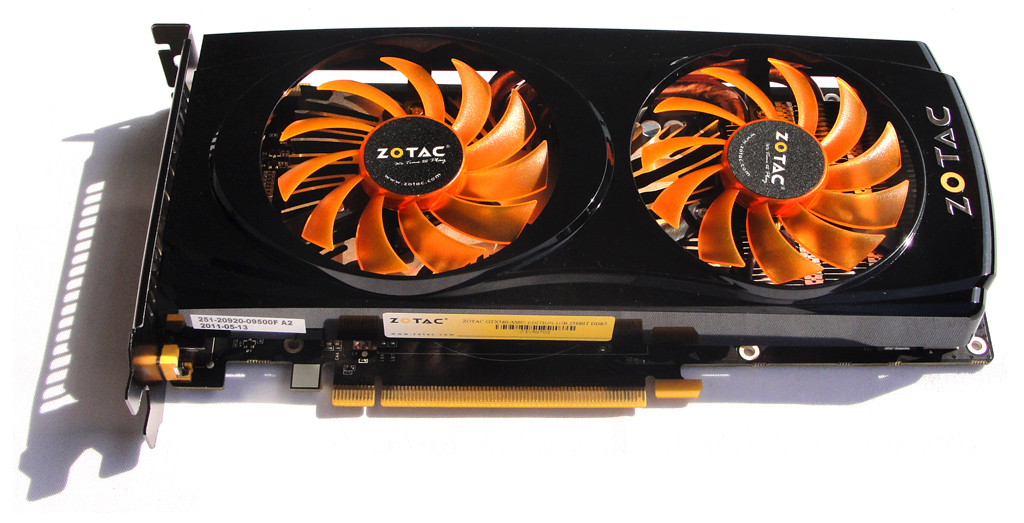 Die ZOTAC GeForce GTX 560 AMP! Edition mit 1 GB GDDR5 im Überblick.