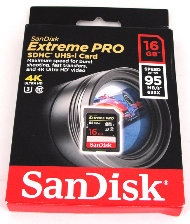 SanDisk Extreme PRO SDHC, 16 GB