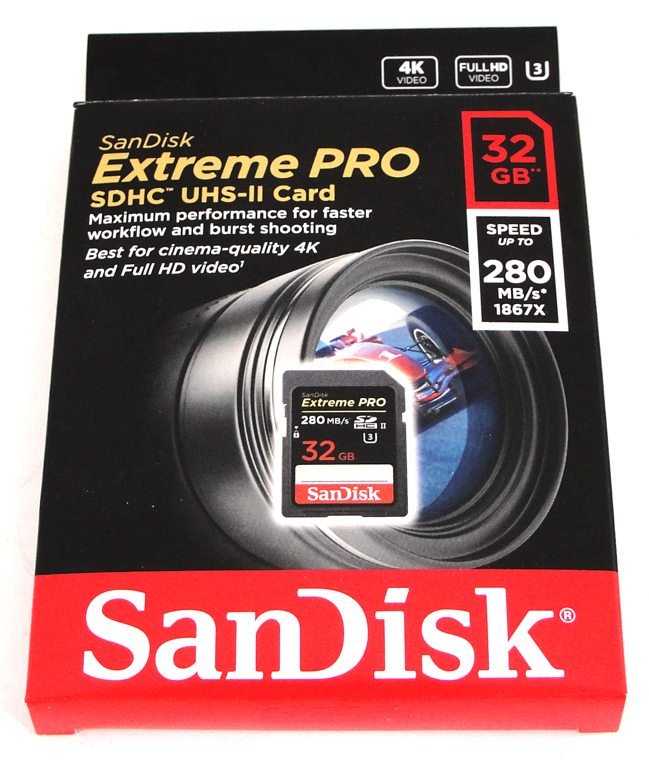 SanDisk Extreme PRO SDHC, 32 GB