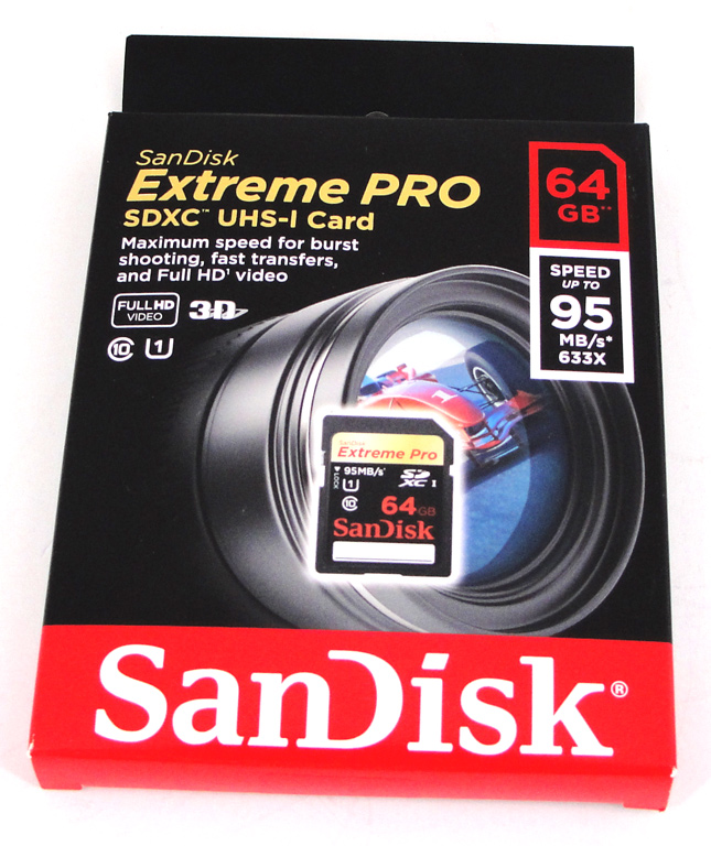 SanDisk Extreme PRO SDXC, 64 GB