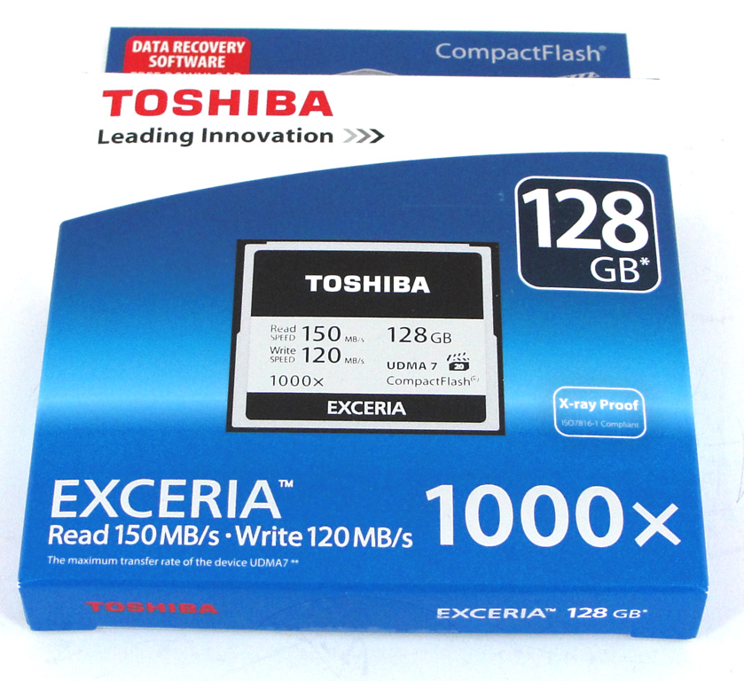 Toshiba Exceria Compact Flash, 128 GB
