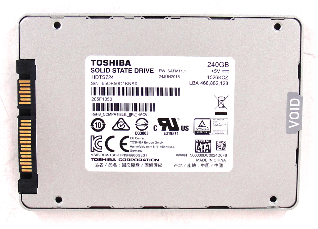 Die Q300 von Toshiba verzichtet zugunsten eines adaptiven SLC-Caches auf einen klassischen DRAM.