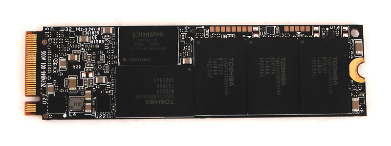 Die HyperX Predator setzt auf A19 nm TLC-NAND-Flash von Toshiba und einen Marvell 88SS9293 Controller.