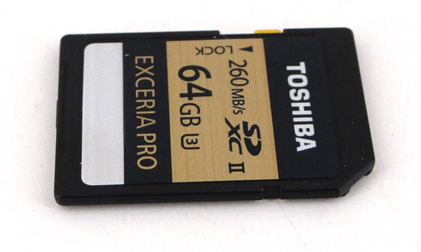 Die Toshiba Exceria Pro SDXC-Karte mit 64 GB und UHS-II Interface konnte das Testfeld klar dominieren.