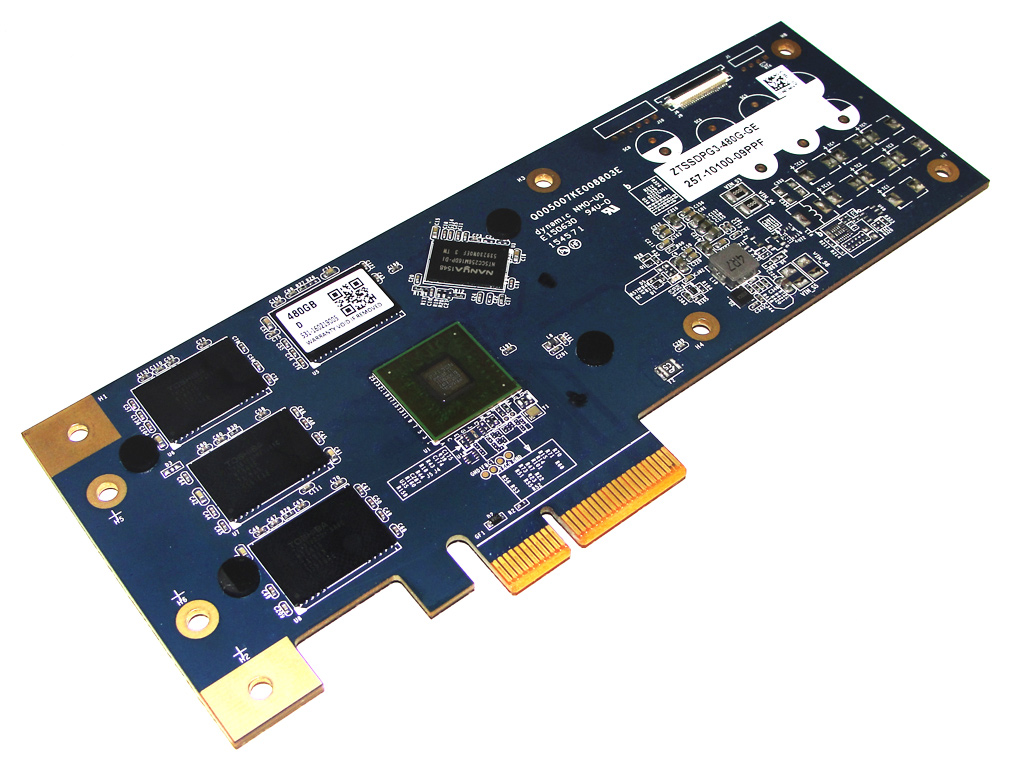 Hat einen bleibenden Eindruck hinterlassen: ZOTACs Sonix SSD mit 480 GB und PCI-Express-3.0-Interface.