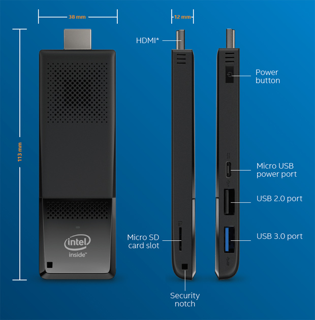 Test Intel Compute Stick Stk1aw32sc Im Test Hardware Mag