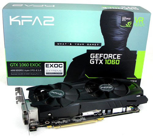 tinción Escarpa justa Test: KFA2 GeForce GTX 1060 EXOC 6 GB - Hardware-Mag