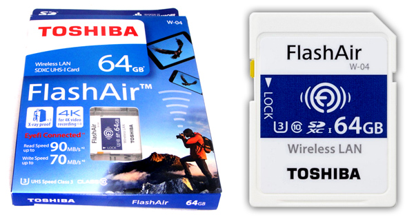 Drahtlos: Toshiba FlashAir W-04 64 GB