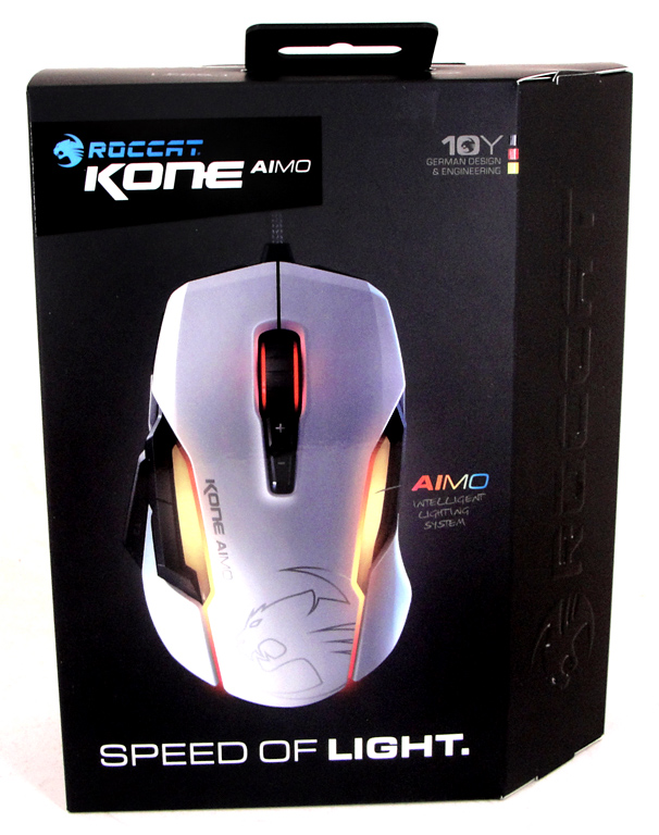 Mit AIMO-Beleuchtungssystem kann sich die Roccat Kone immer passend in Szene setzen.