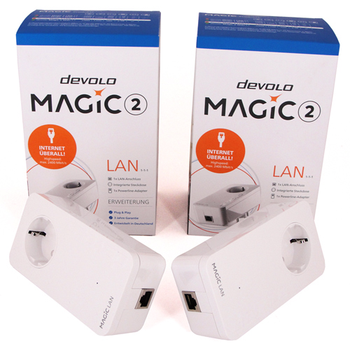 Das devolo Magic 2 LAN Starter Kit im Test.