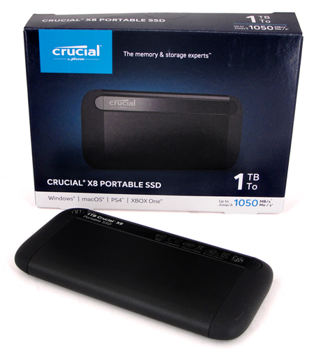 Crucial X8 Portable SSD 1 TB im Test