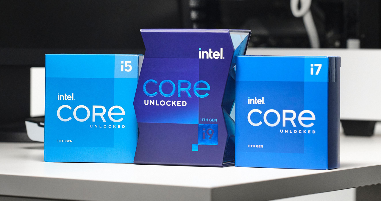 Die neuen Rocket Lake CPUs gibt es in den Familien i5, i7 und i9 (Bildquelle: Intel)