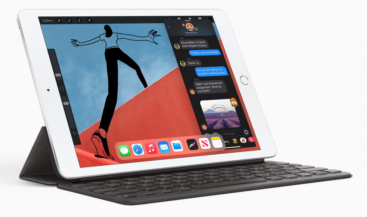 iPad 8. Generation mit Tastatur (Bildquelle: Apple)