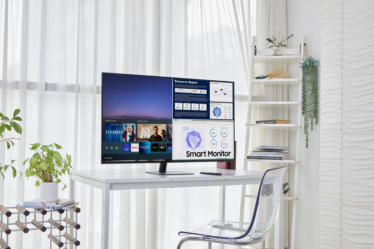 Der Hybrid aus Business-Monitor und Smart TV kommt in 43 und 24 Zoll sowie zusätzlicher Farboption