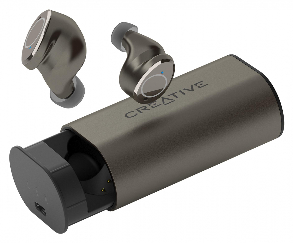 Creative Outlier Pro: True Wireless Earbuds mit 60 Stunden Akkulaufzeit und Hybrid ANC