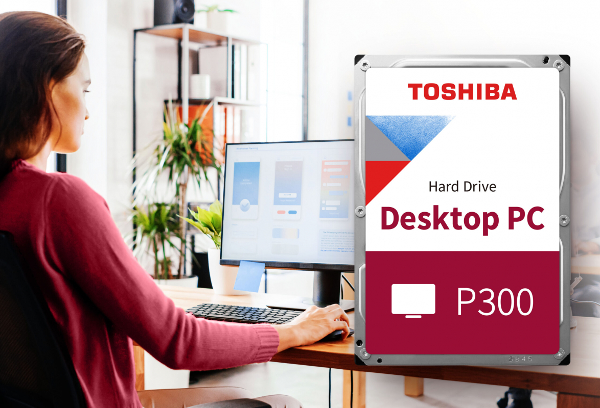 Toshiba kündigt P300 Desktop PC Hard Drive mit 2 TB und 7200 RPM an.