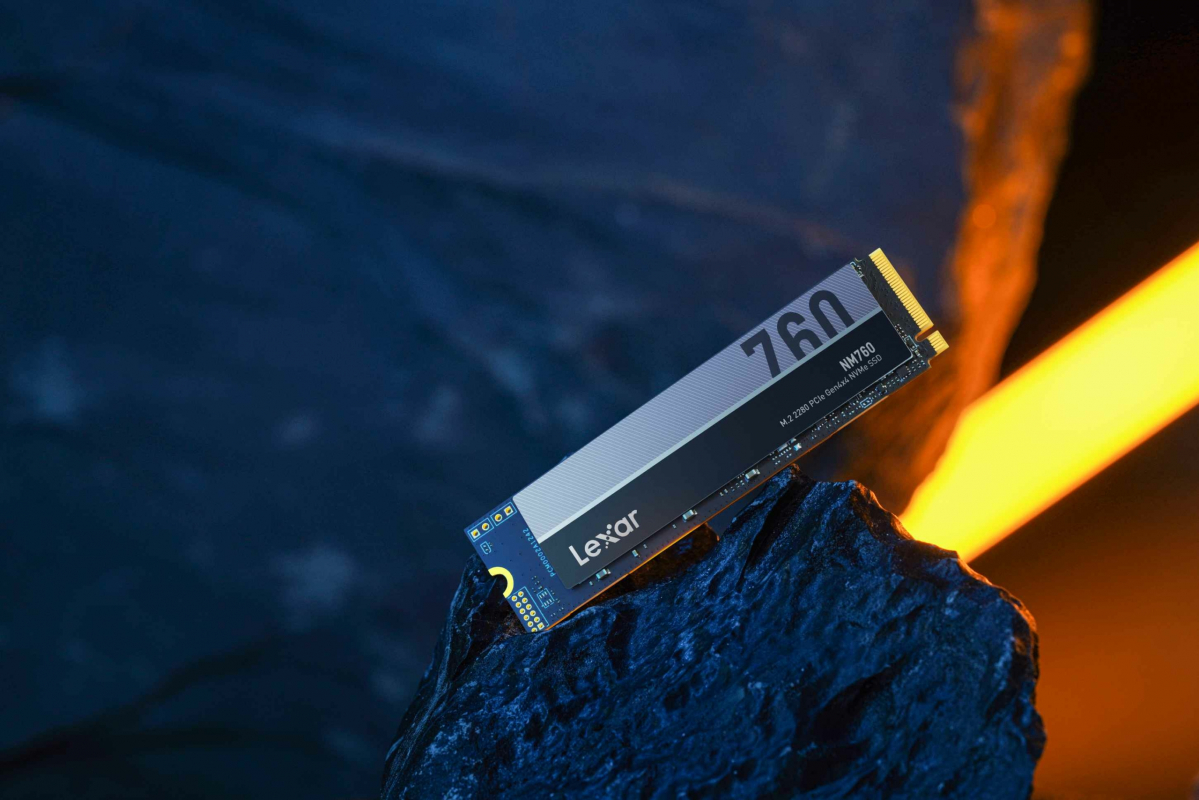 Die Lexar NM760 M.2 2280 PCIe Gen4x4 NVMe SSD lässt keine Wünsche offen, so der Hersteller selbst.