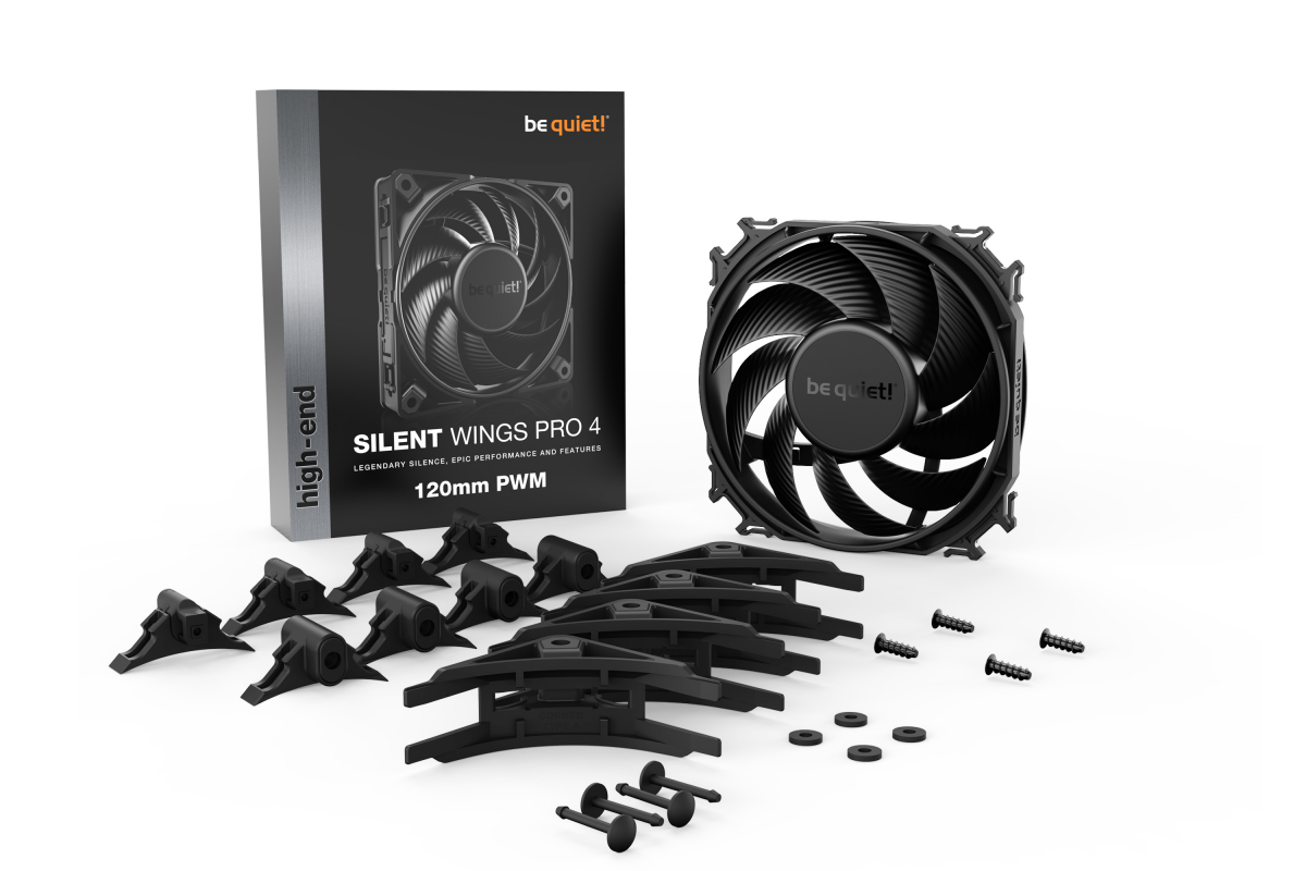 be quiet! stellt Silent Wings 4 und Silent Wings Pro 4 vor
