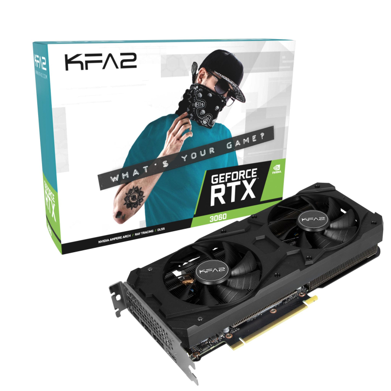 KFA2 präsentiert neue GeForce RTX 3060 8 GB 1-Click OC.