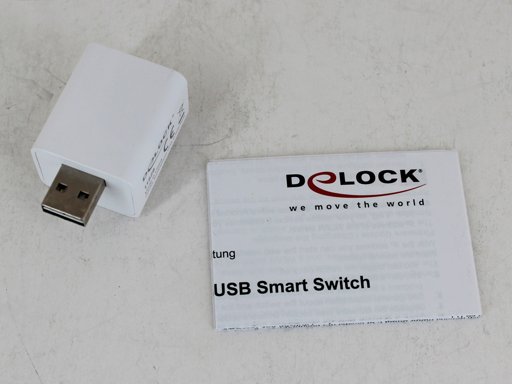 Delock WLAN EASY-USB Smart Schalter, Lieferumfang