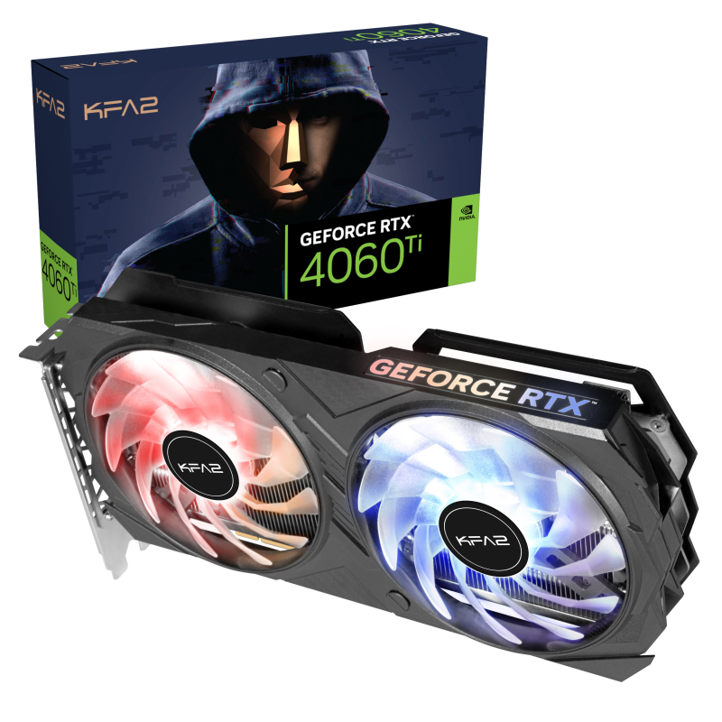 KFA2 stellt kompakte GeForce RTX 4060 Ti 8 GB EX vor.