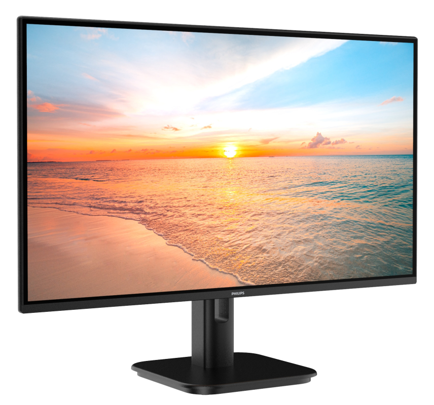 Philips präsentiert drei neue E1-Monitore, hier der 24E1N1100A.